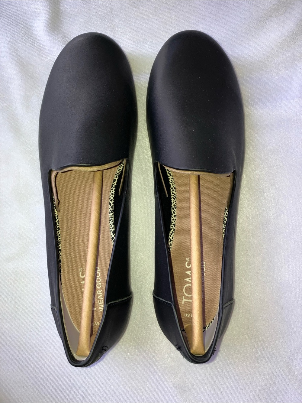 Toms Darcy Black Leather 8